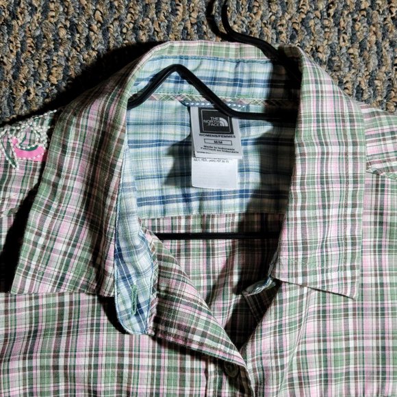 NWOT The North Face Berkeley Long Sleeve Plaid Girlfriend Shirt Size Medium - Picture 6 of 12